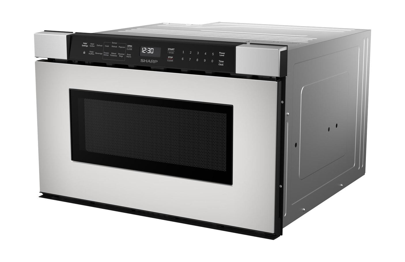 24 in. 1.2 cu. ft. Built-In Stainless Steel Microwave Drawer Oven