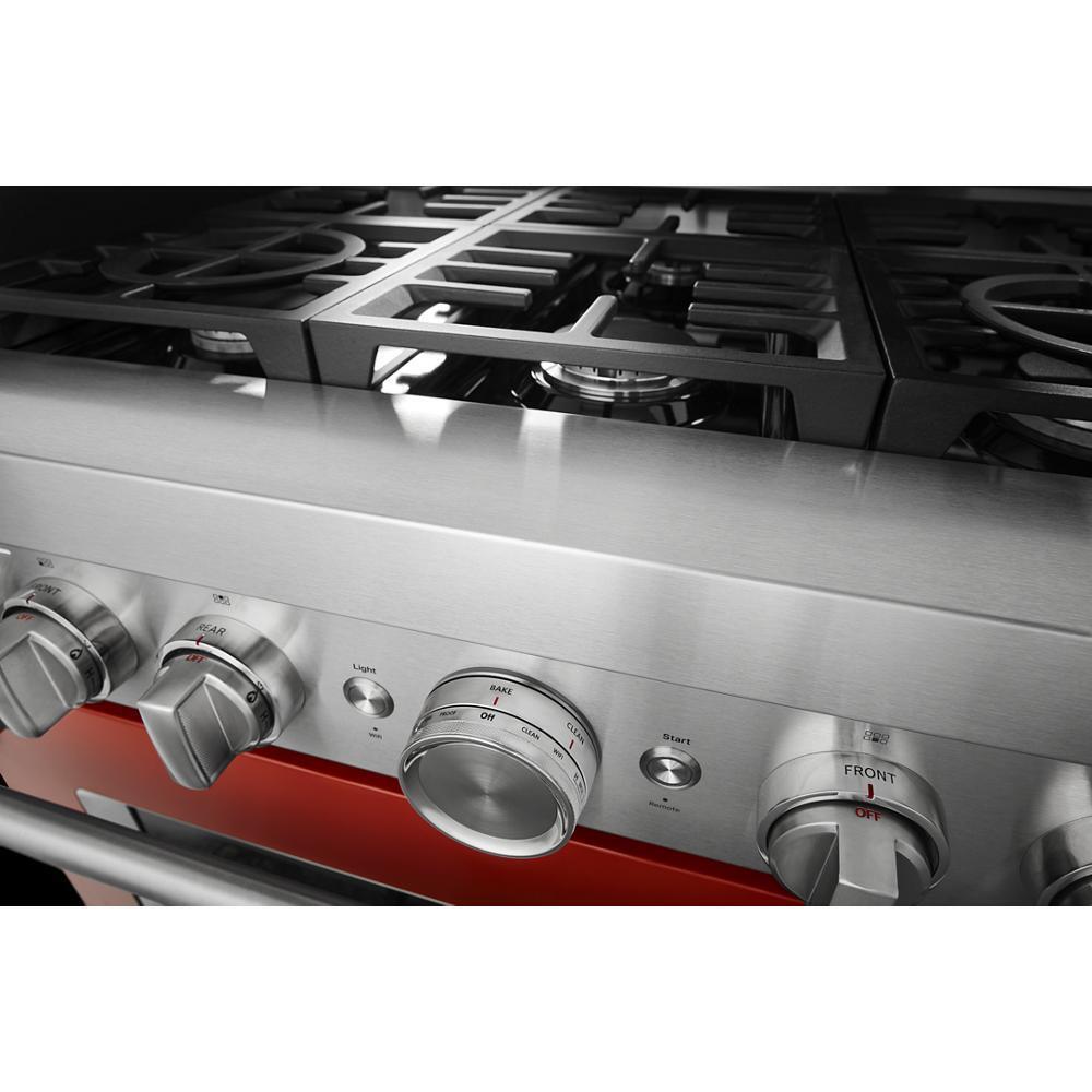 KitchenAid® 36'' Smart Commercial-Style Dual Fuel Range with 6 Burners