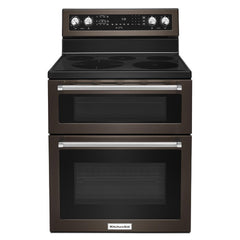 30-Inch 5 Burner Electric Double Oven Convection Range