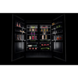 30" Built-In Column Freezer with NOIR™ Panel Kit, Left Swing