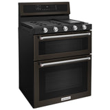 30-Inch 5 Burner Gas Double Oven Convection Range