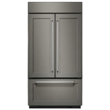 24.2 Cu. Ft. 42" Width Built-In Panel Ready French Door Refrigerator with Platinum Interior Design