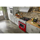 KitchenAid® 30'' Smart Commercial-Style Dual Fuel Range with 4 Burners