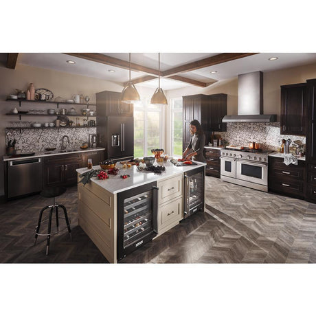 KitchenAid® 48'' Smart Commercial-Style Dual Fuel Range with Griddle