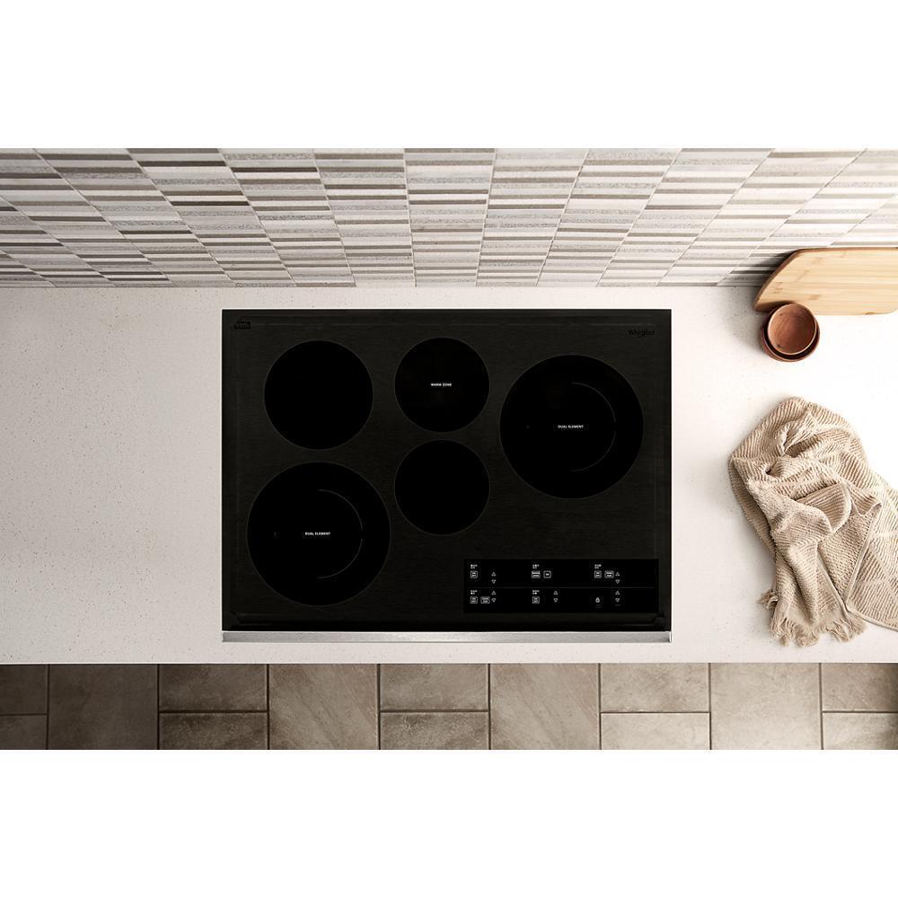 30-inch Electric Ceramic Glass Cooktop with Two Dual Radiant Elements