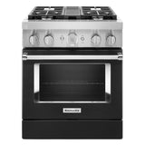 KitchenAid® 30'' Smart Commercial-Style Dual Fuel Range with 4 Burners