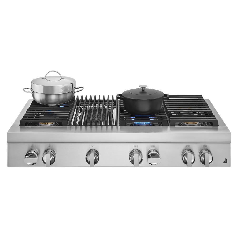 NOIR™ 48" Gas Professional-Style Rangetop with Grill