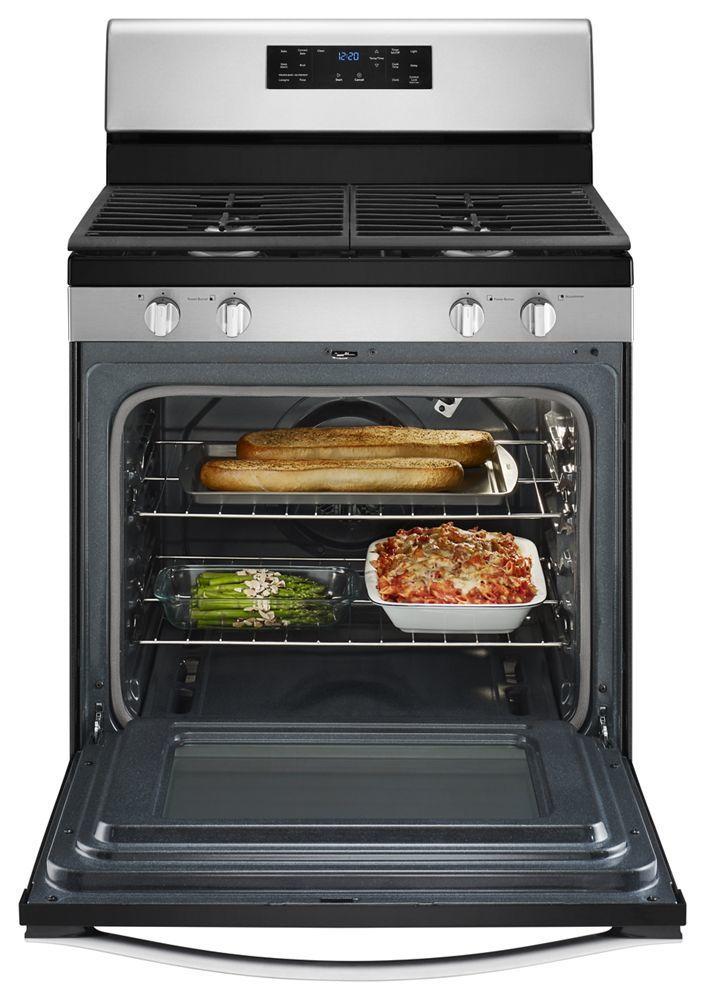 5.0 cu. ft. Front Control Gas Range with Fan Convection Cooking