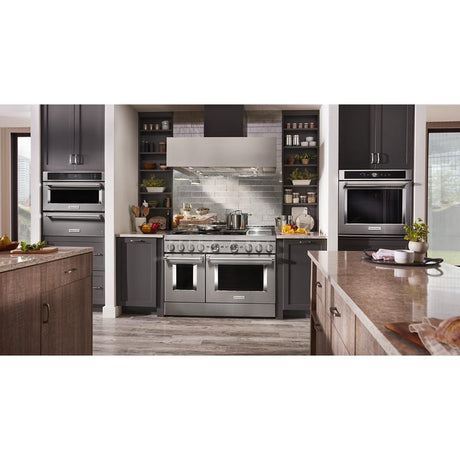 KitchenAid® 48'' Smart Commercial-Style Gas Range with Griddle