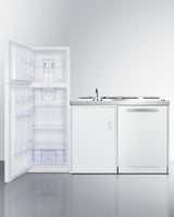 71" Wide All-in-one Kitchenette With Dishwasher