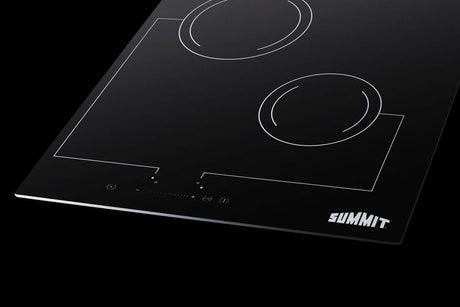 18" Wide 220v 2-burner Radiant Cooktop