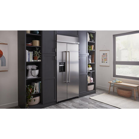 20.8 Cu. Ft. 36" Built-In Side-by-Side Refrigerator with Ice and Water Dispenser