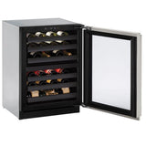 3024zwc 24" Dual-zone Wine Refrigerator With Stainless Frame Finish and Field Reversible Door Swing (115 V/60 Hz Volts /60 Hz Hz)