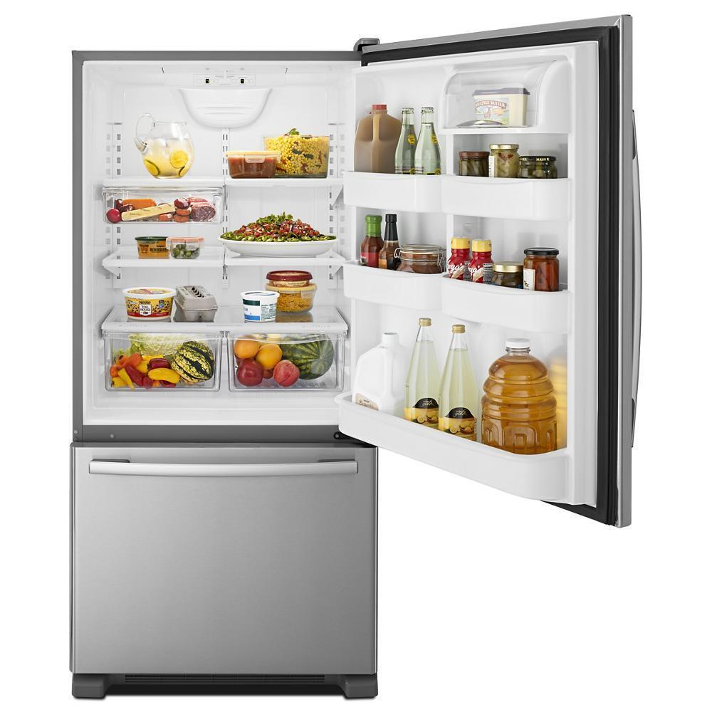 33-inch Wide Bottom-Freezer Refrigerator with EasyFreezer™ Pull-Out Drawer - 22 cu. ft. Capacity