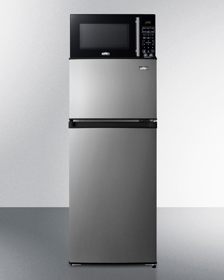 Microwave/refrigerator-freezer Combination With Allocator