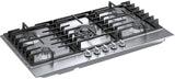 800 Series Gas Cooktop 36" Stainless steel