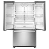 Maytag® 36 Inch Wide French Door Bottom Mount Refrigerator with Max Cool Setting - 25 Cu. Ft.