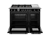 Heritage 48" Range All Gas Nero Black