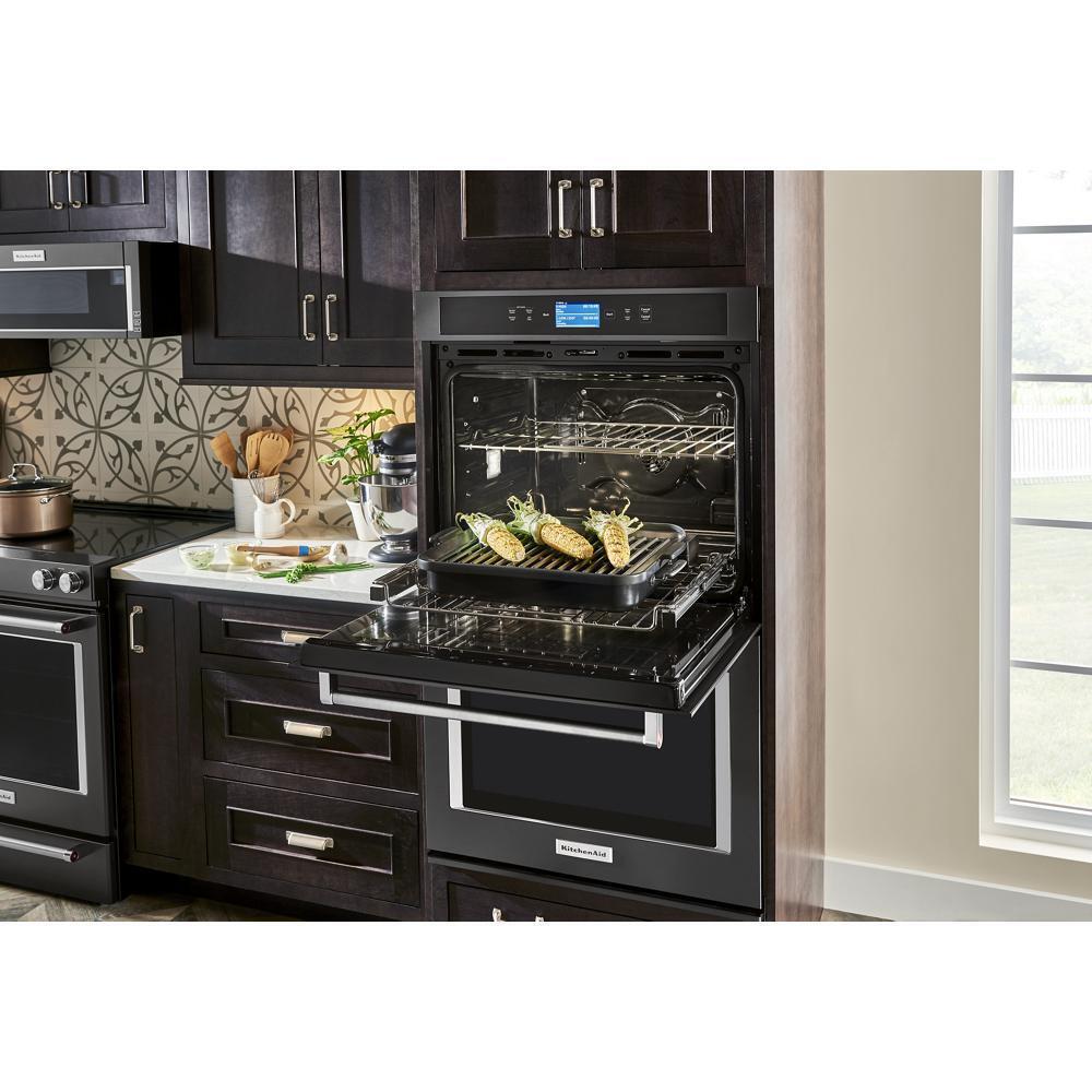 Smart Oven+ 30" Double Oven with Powered Attachments and PrintShield™ Finish