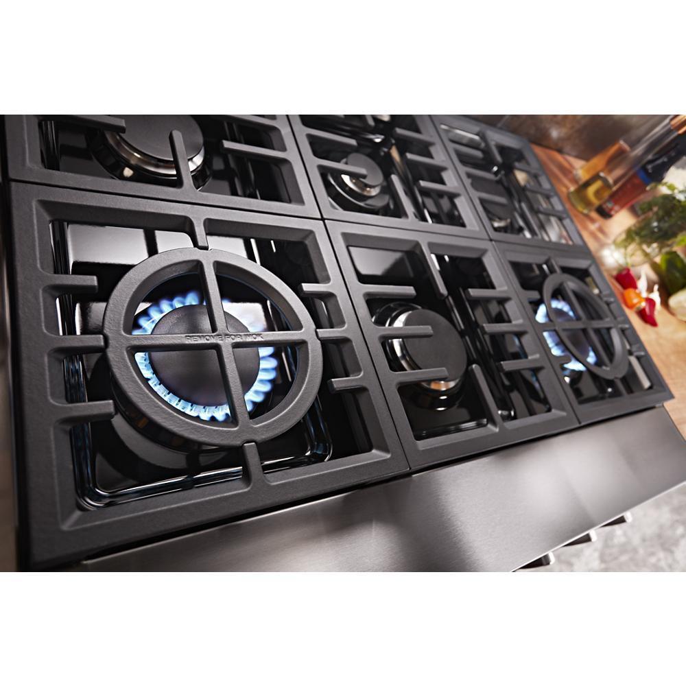 KitchenAid® 36'' Smart Commercial-Style Dual Fuel Range with 6 Burners