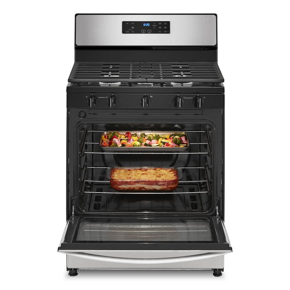 5.1 Cu. Ft. Freestanding Gas Range with Edge to Edge Cooktop