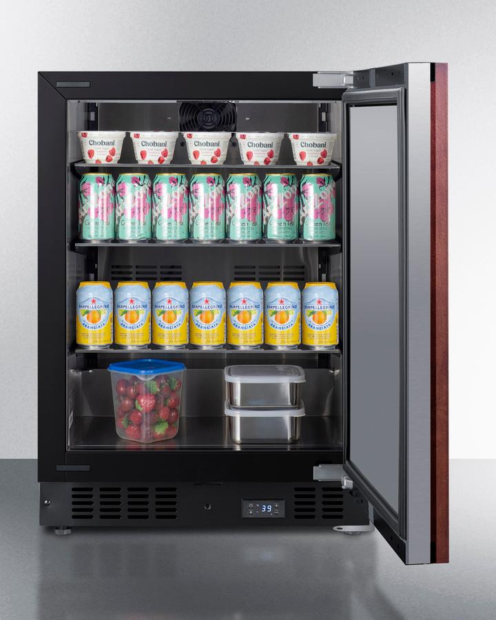 24" Wide Built-in Beverage Center (panel Not Included)