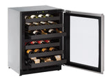 2224zwc 24" Dual-zone Wine Refrigerator With Stainless Frame Finish and Field Reversible Door Swing (115 V/60 Hz)