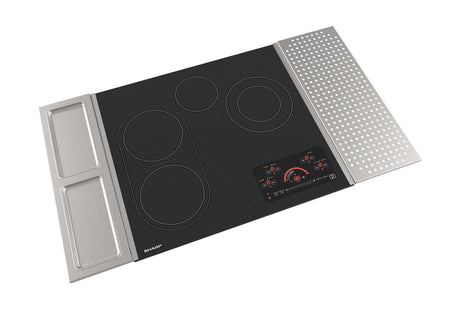 24 in. Drop-In Radiant Cooktop with Side Accessories