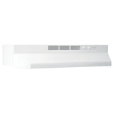 Broan® 24-Inch Ductless Under-Cabinet Range Hood, White