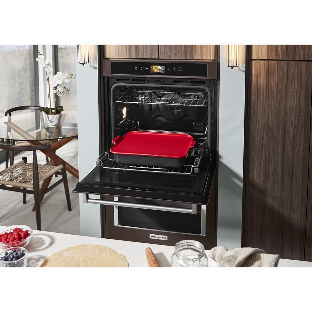 Smart Oven+ 30" Double Oven with Powered Attachments and PrintShield™ Finish