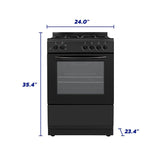 Element Electronics 24" Gas Range (EGR244MCCB)