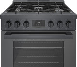 800 Series Gas Freestanding Range 30" Black Stainless Steel