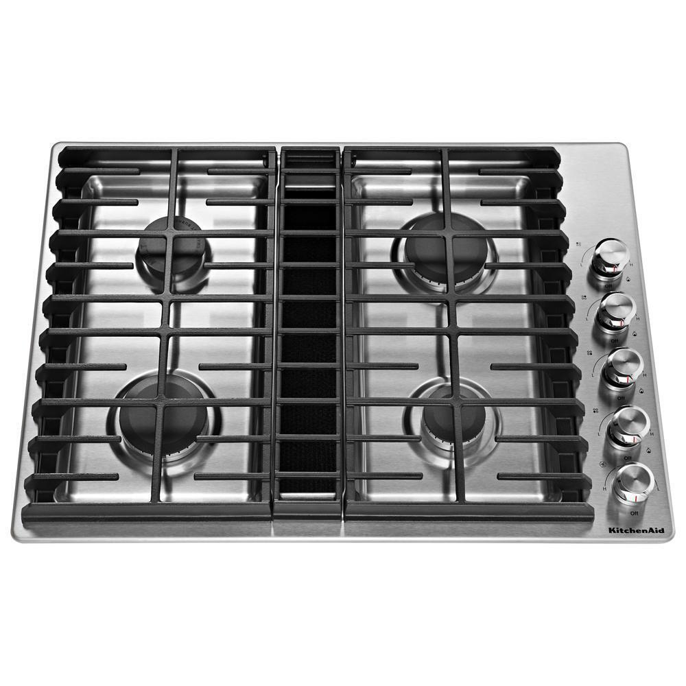 30" 4 Burner Gas Downdraft Cooktop