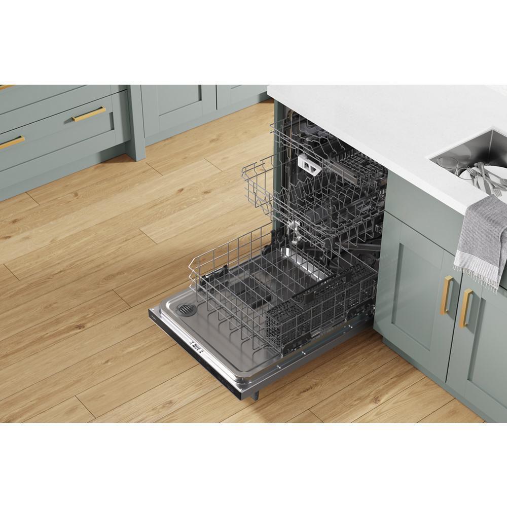 Fingerprint Resistant Quiet Dishwasher with 3rd Rack & Large Capacity