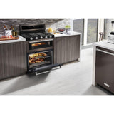 30-Inch 5 Burner Gas Double Oven Convection Range