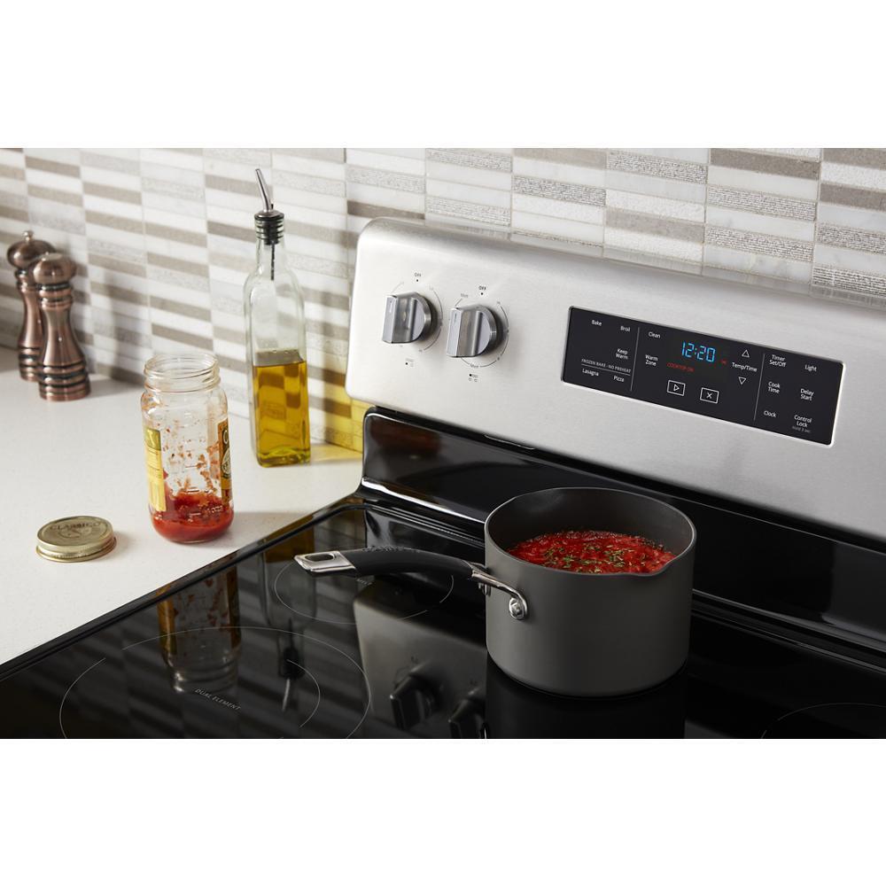 5.3 cu. ft. Whirlpool® electric range with Frozen Bake™ technology