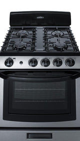 24" Wide Gas Range & Convertible Hood