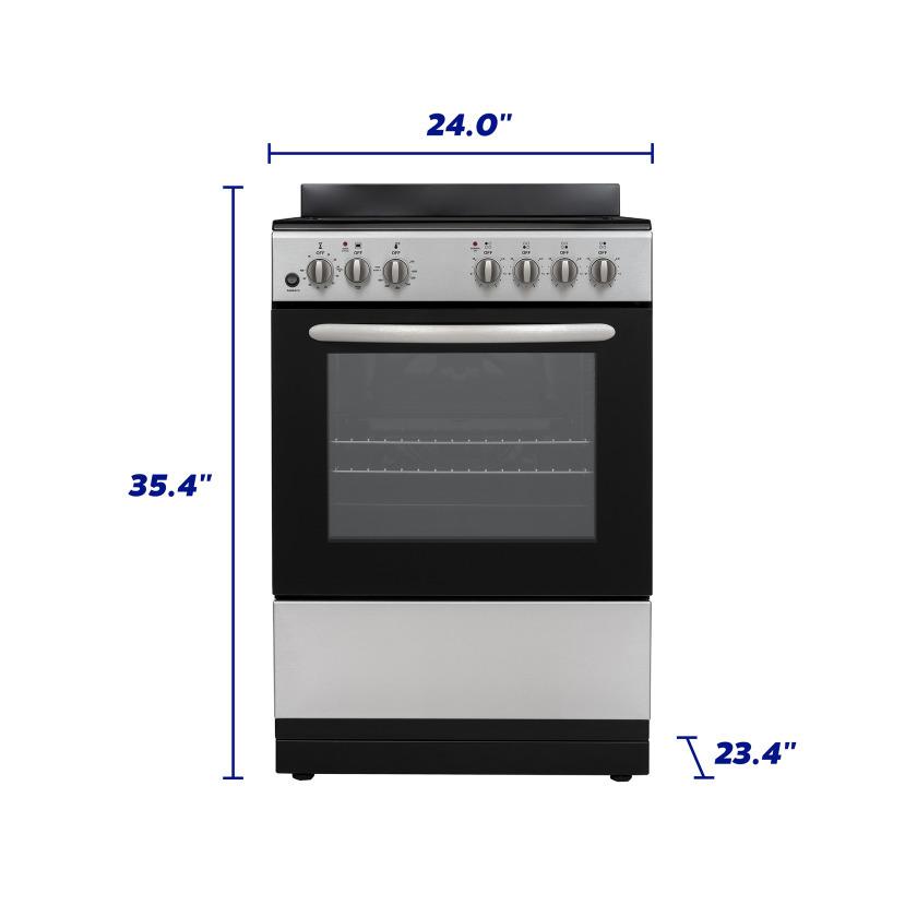 Element Electronics 24" Electric Range (EER244MSCS)