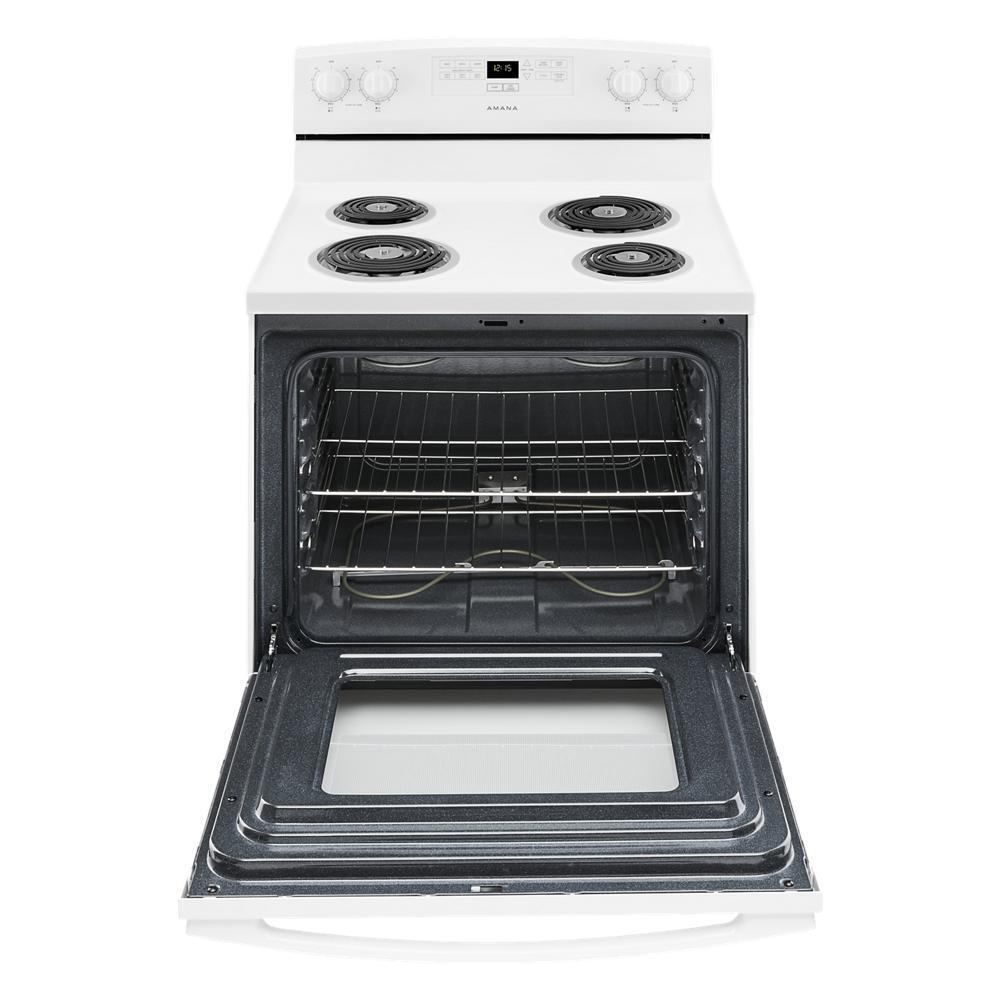 30-inch Amana® Electric Range with Bake Assist Temps