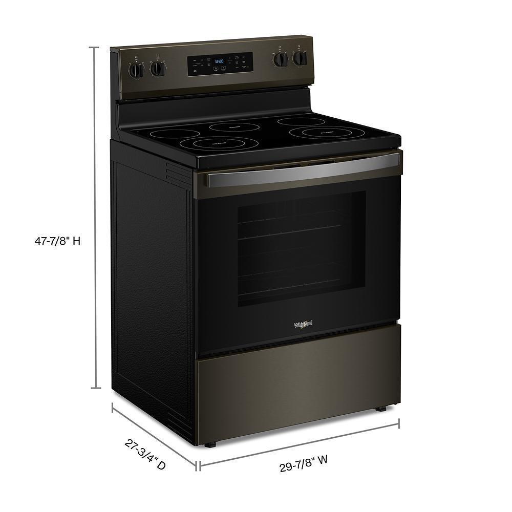 30-inch Electric Range with Steam Clean