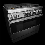 NOIR™ 36" Dual-Fuel Professional Range with Gas Grill