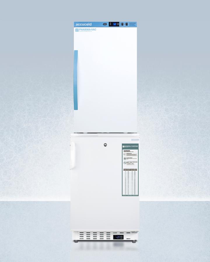 20" Wide Vaccine Refrigerator/freezer Combination