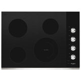 30-inch Electric Ceramic Glass Cooktop with Dual Radiant Element