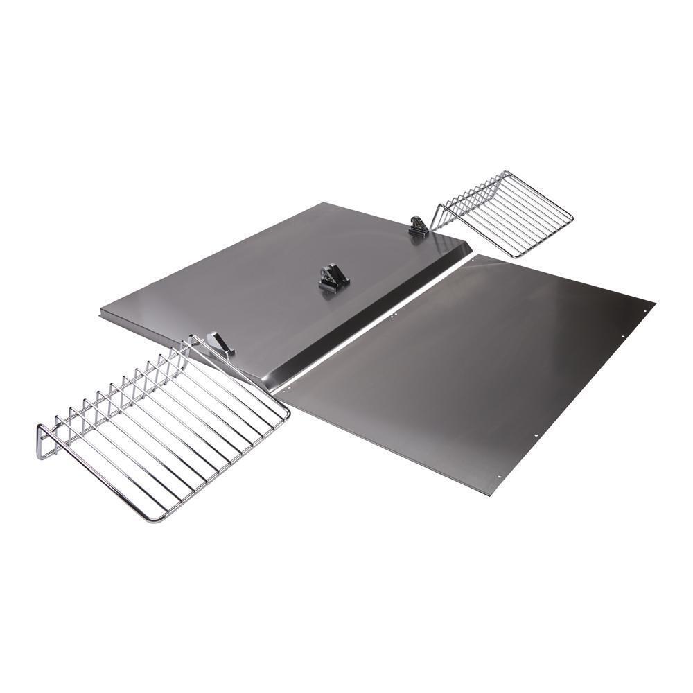 Range Hood Backsplash Kit with Shelf - 30" Stainless Steel