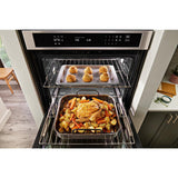 KitchenAid® 30" Combination Microwave Wall Ovens with Air Fry Mode.