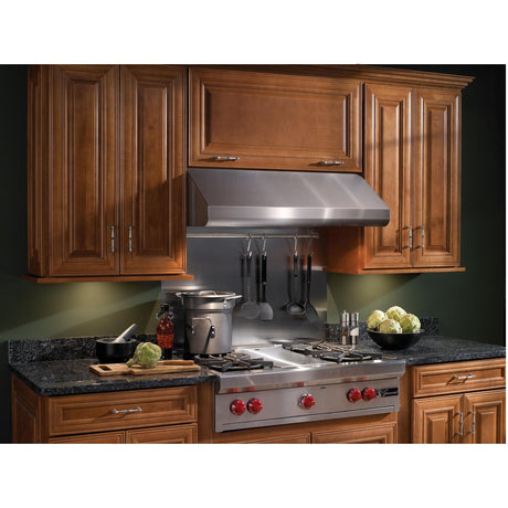 **DISCONTINUED** Broan® Elite 42" Pro-Style Under-Cabinet Range Hood Shell w/ External Blower & Light, Stainless Steel