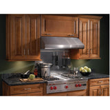 Broan® Elite E64000 Series 36-Inch Pro-Style Under-Cabinet Range Hood 650 Max Blower CFM, Stainless Steel