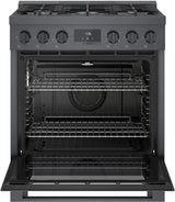 800 Series Gas Freestanding Range 30" Black Stainless Steel