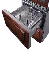 24" Wide Combination Dual-zone Wine Cellar and 2-drawer All-freezer (panels Not Included)