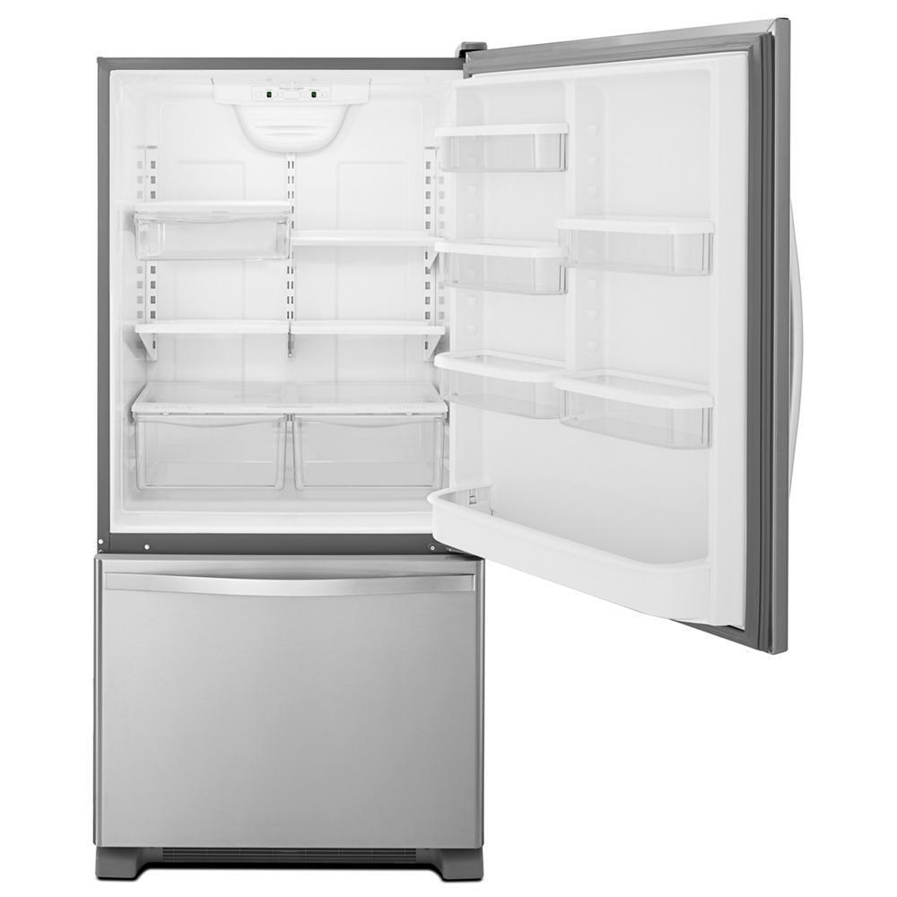 33-inches wide Bottom-Freezer Refrigerator with SpillGuard™ Glass Shelves - 22 cu. ft